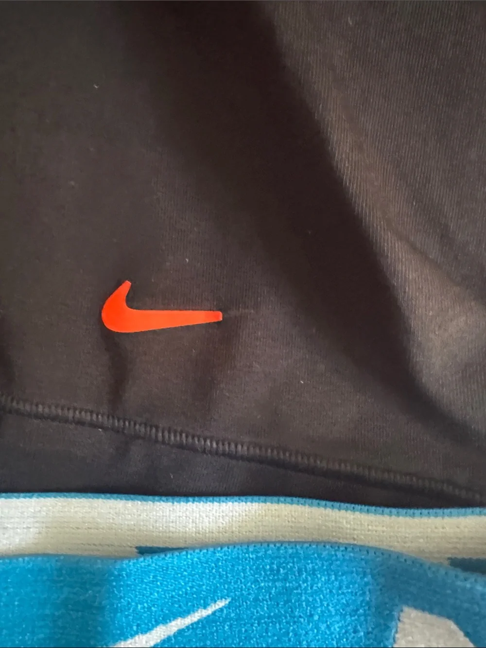 Nike Kids Black Performance Shorts Trio with Gray, Orange & Blue Waistbands